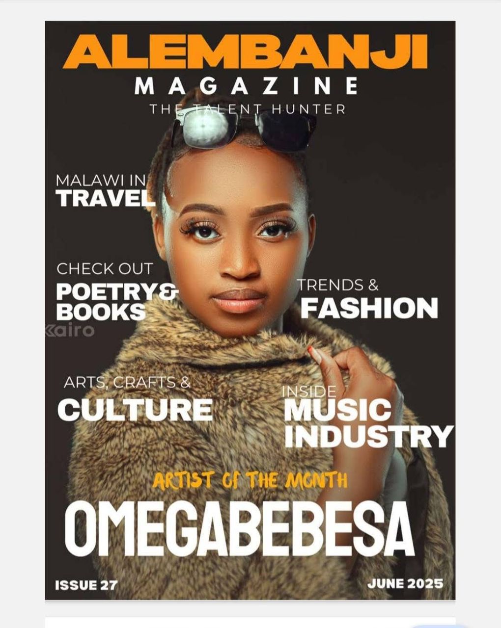 Alembanji Magazine cover